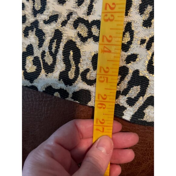 Chicos Animal Print Metallic Blazer Size M Jacket Coat Work Core - Picture 6 of 8